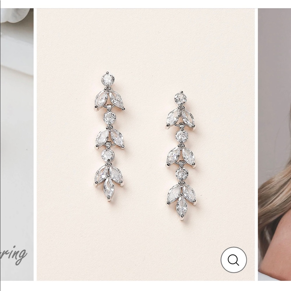 Dareth Colburn Sydney Floral CZ Earrings